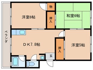 本梅ビルの物件間取画像